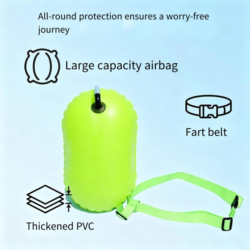 ทุ่นลอยน้ำพีวีซีแบบเป่าลม ABHS - Swim Buoy Open Water บทวิจารณ์และราคา