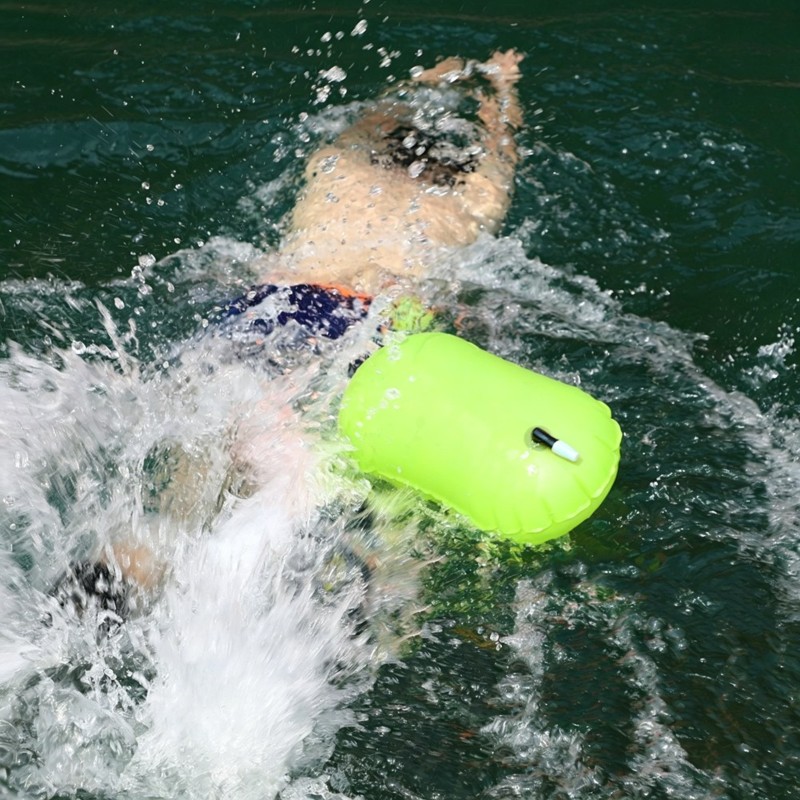 ทุ่นลอยน้ำแบบเป่าลม FSTE สำหรั - Swim Buoy Open Water บทวิจารณ์และราคา