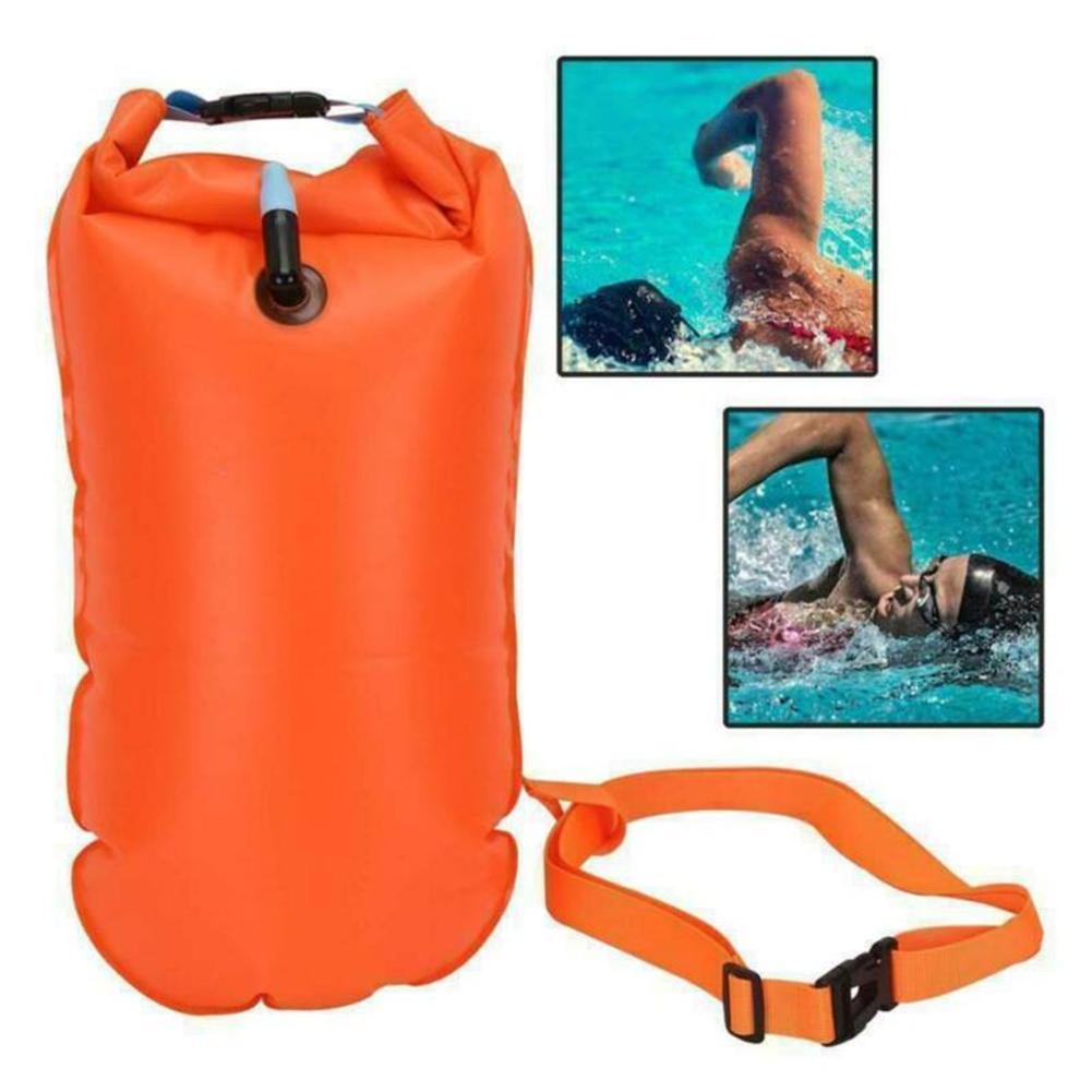 ห่วงยางเป่าลมสำหรับว่ายน้ำพร้อ - Swim Buoy Open Water บทวิจารณ์และราคา